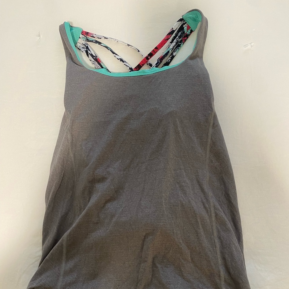 Lulu lemon open back tank top